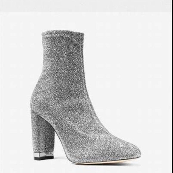 Michael Kors Silver Metallic Bootie, sz 11 (10) - Picture 10 of 10